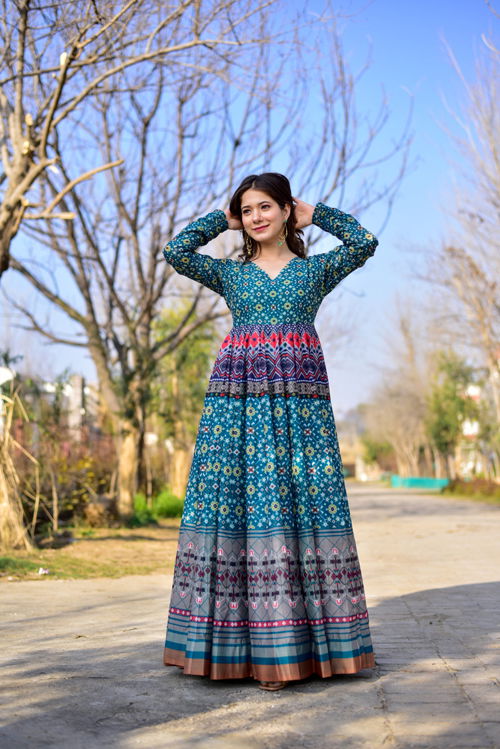 Aayaa 4 Festive Wear Wholesale Long Gown Collection